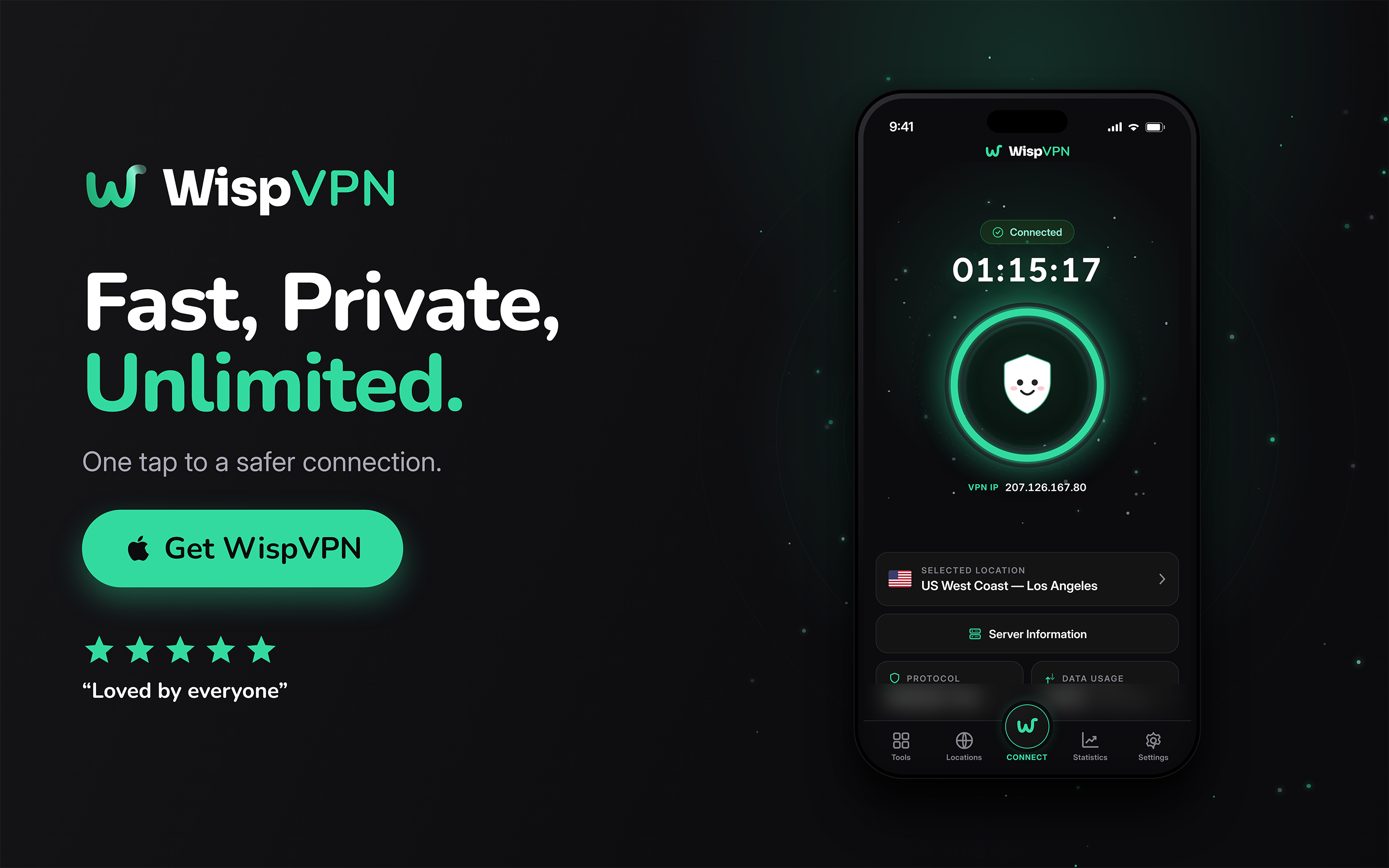 WispVPN - Fast & Secure VPN screenshot 9