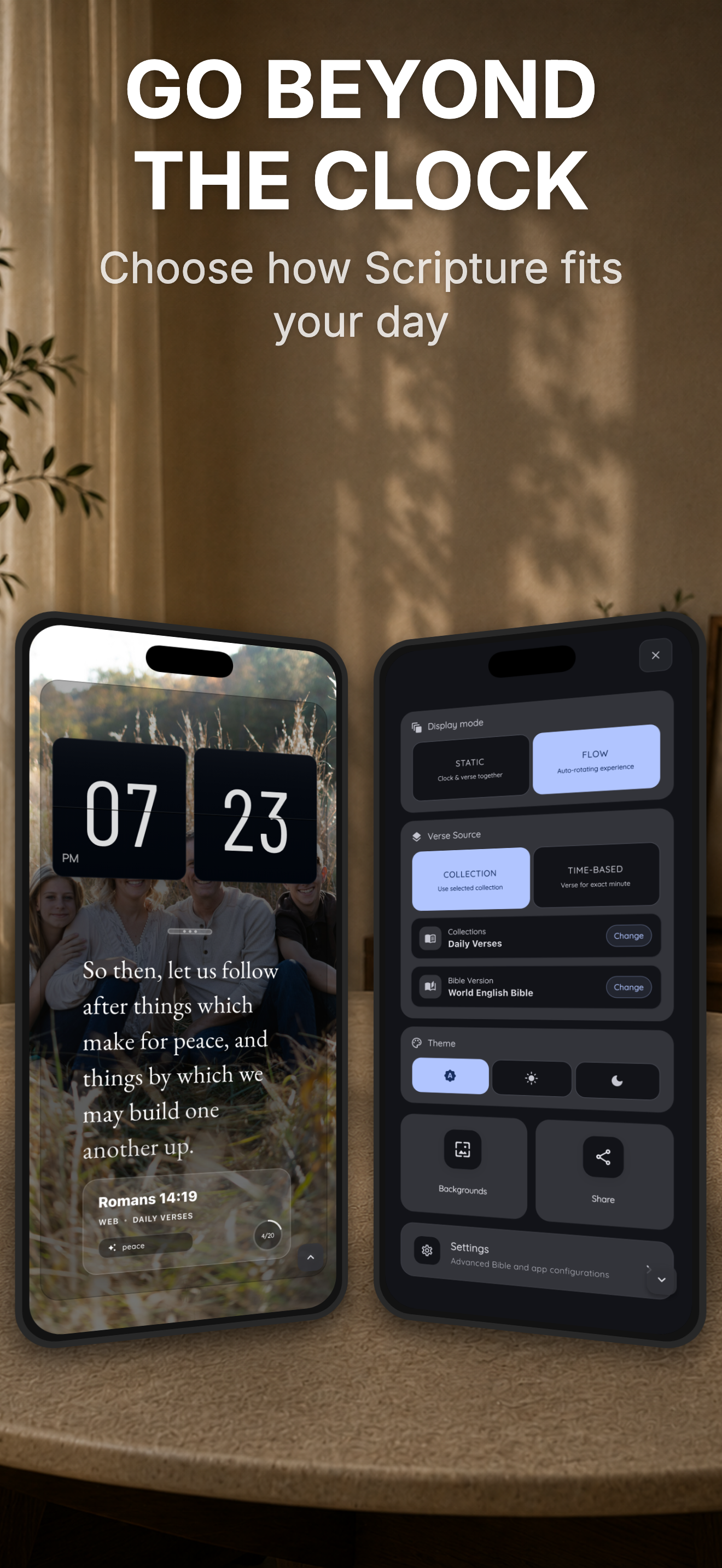 Bible Clock: Daily Verse screenshot 8