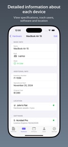 IT Asset Tracker screenshot