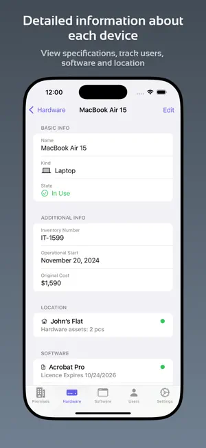 IT Asset Tracker screenshot 2