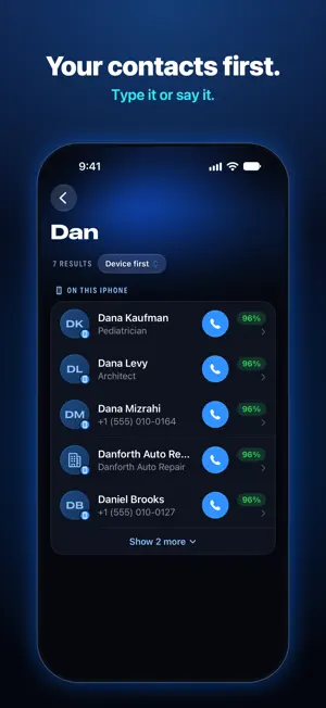 Contacts-Pro: Call by Voice screenshot 2