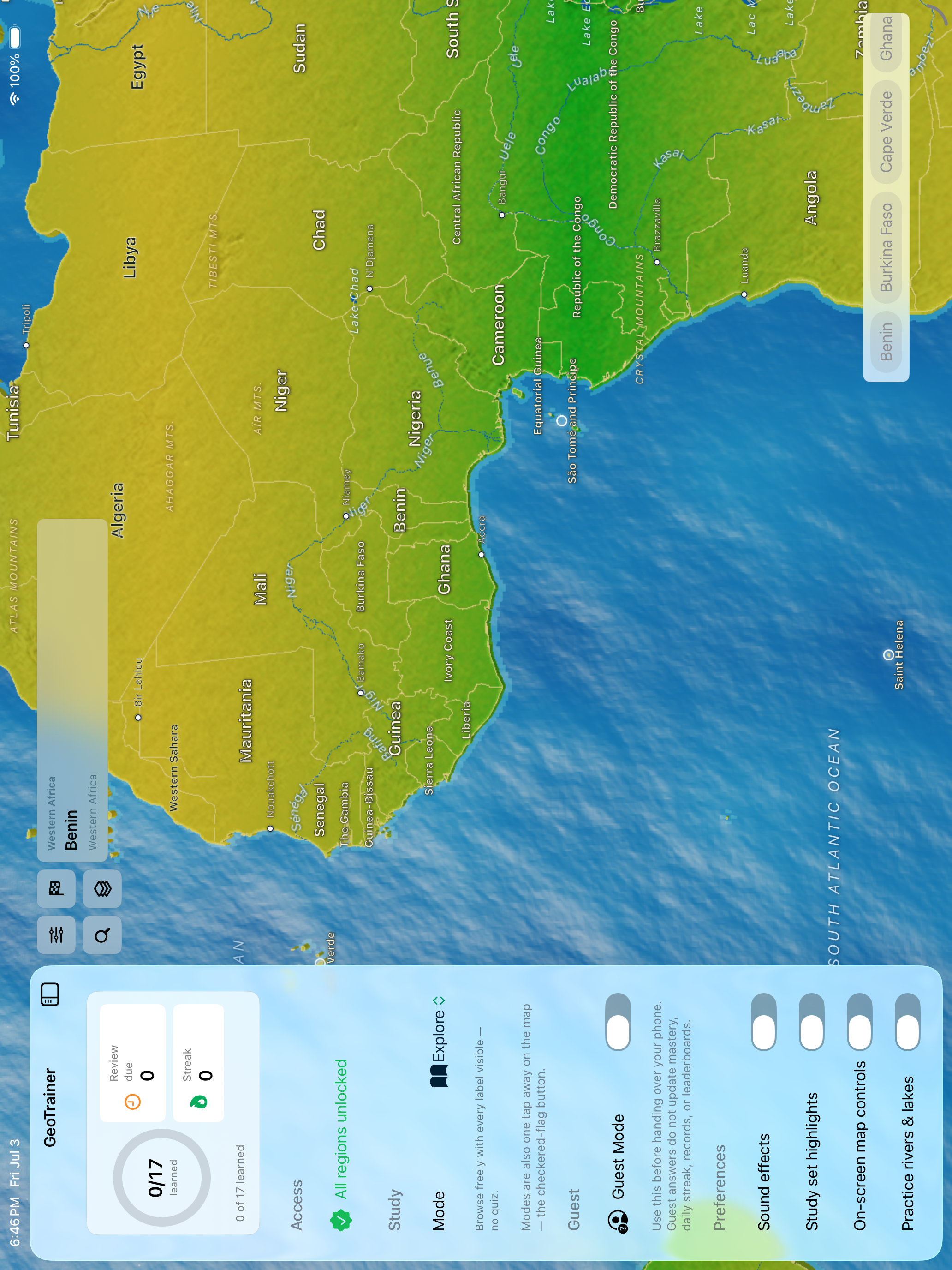 GeoTrainer Map Practice screenshot 6
