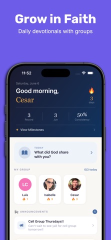 Grow Bible Group iPhone screenshot