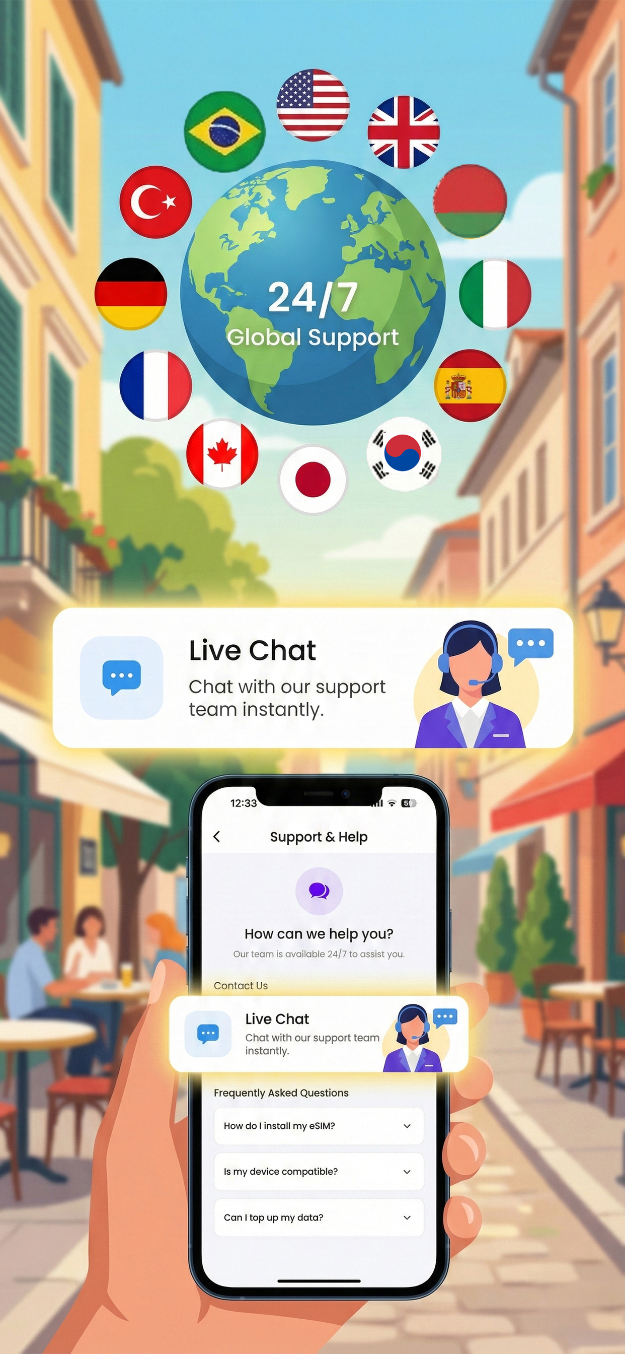 Roamway Global eSIM screenshot 6