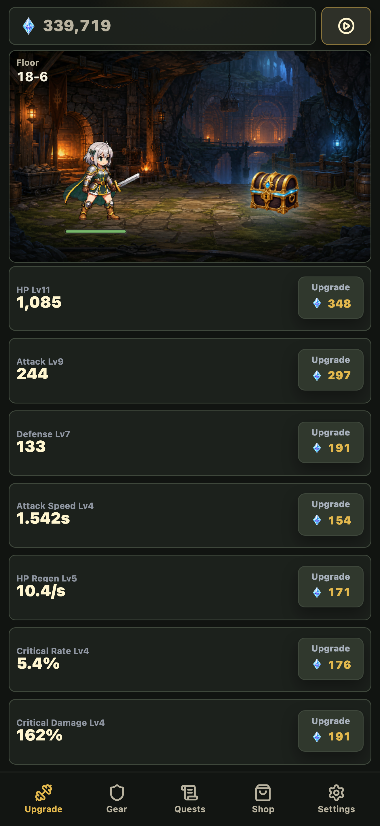 Eternal Dungeon: Idle RPG screenshot 2