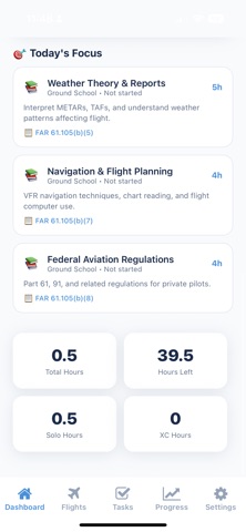 SkyLaunch: Flight Training App screenshot