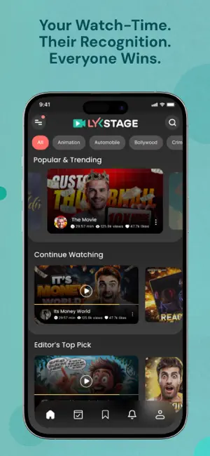 LYKSTAGE - Video Streaming screenshot 1