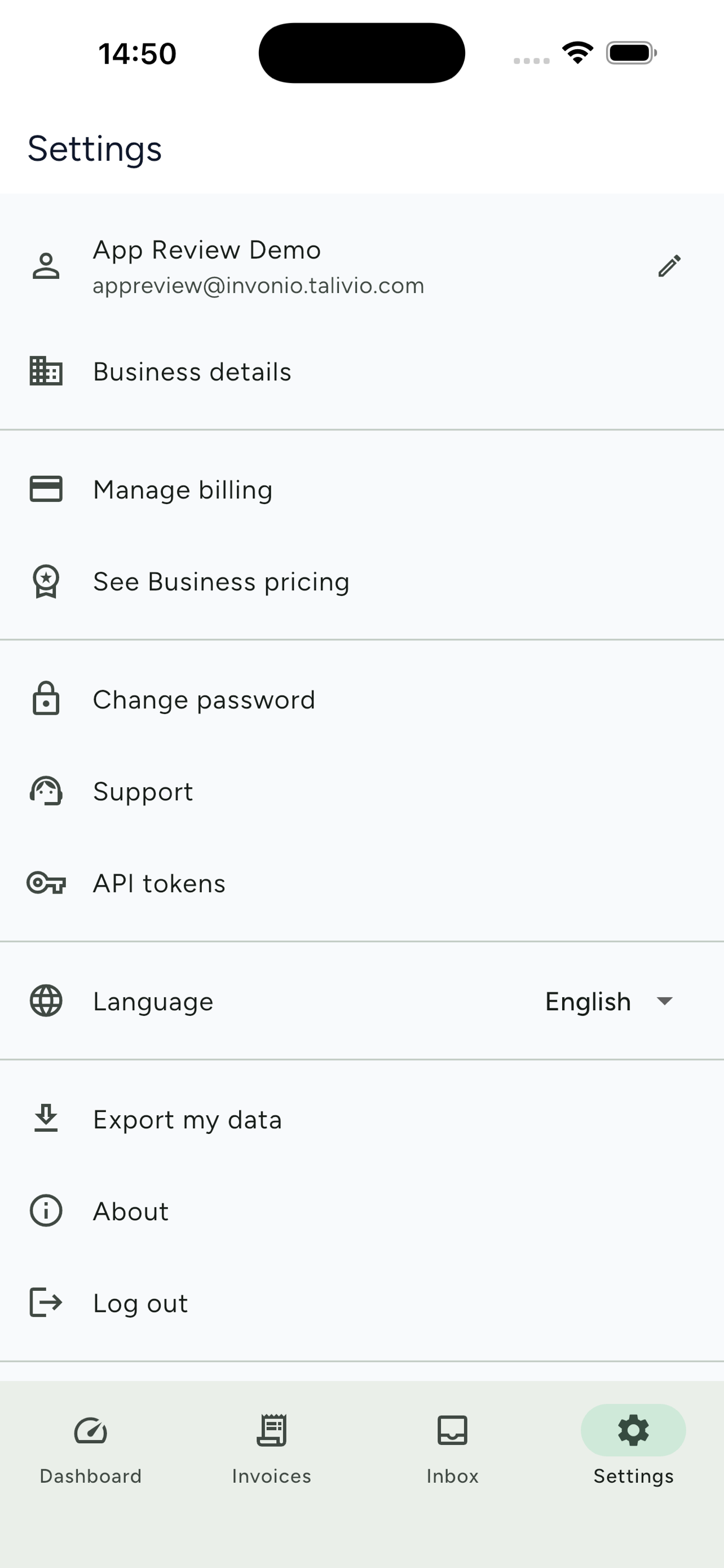 Invonio screenshot 3