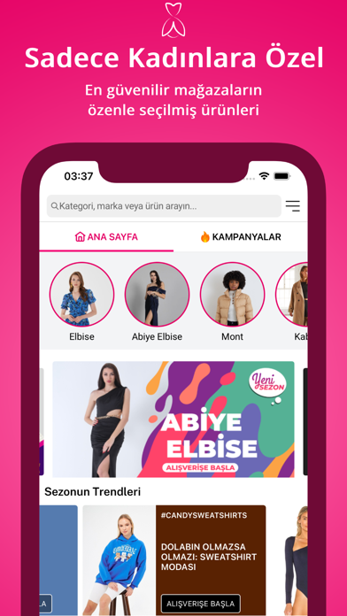 ElbiseBul: Online Shopping Screenshot