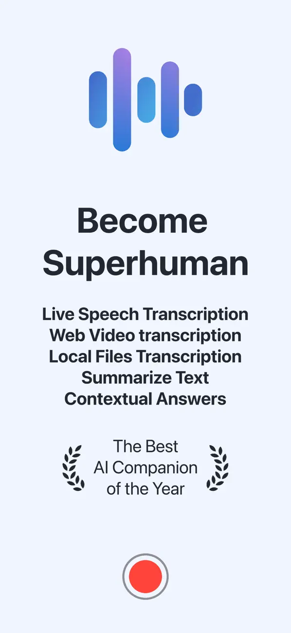 Screenshot #1 pour Jotter: Transcribe Voice Video