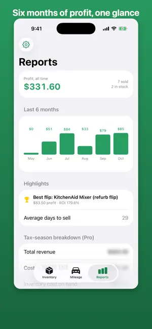 FlipLedger: Resale Tracker screenshot 3