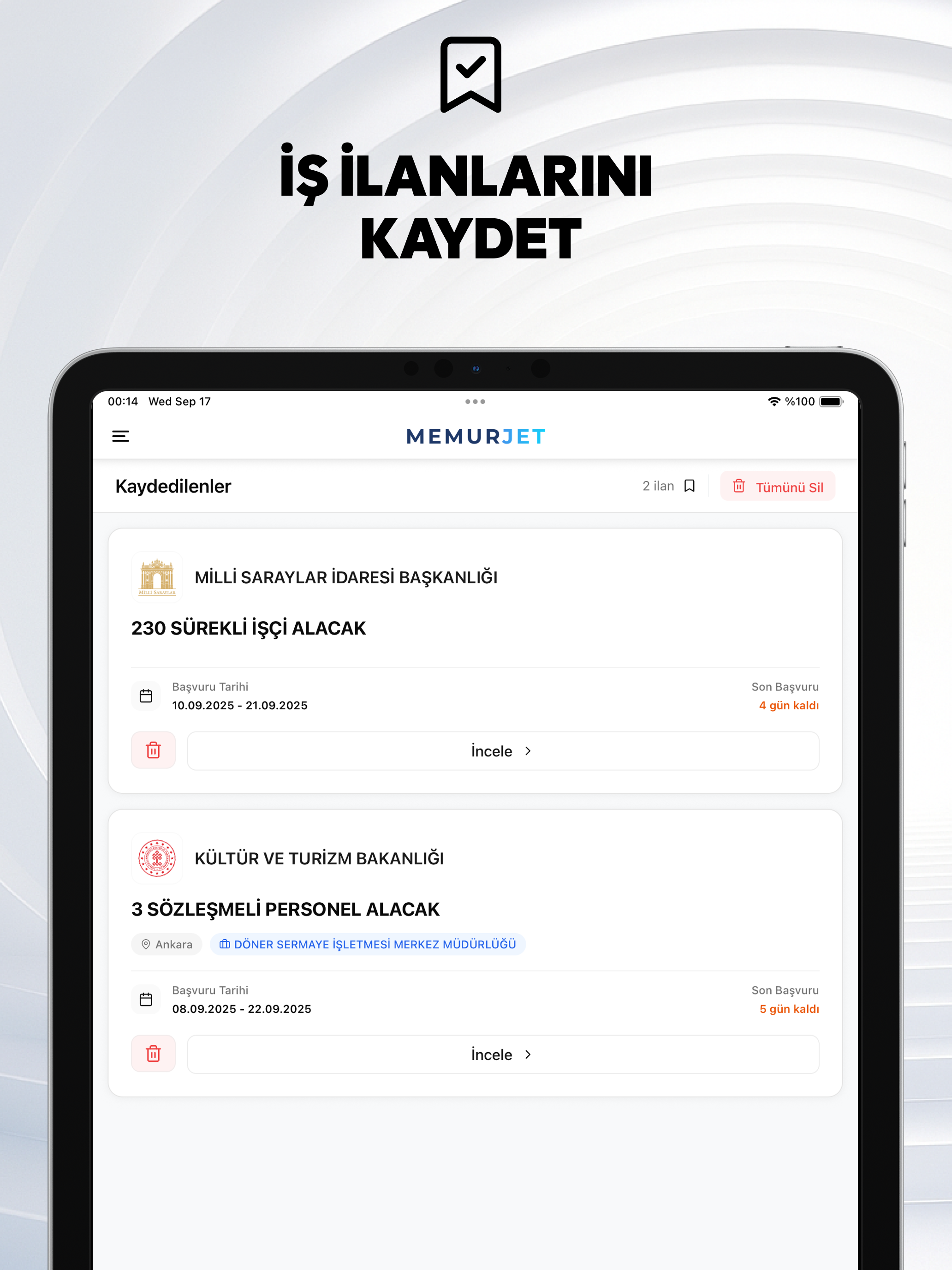 MemurJet: Kamu Personeli Alımı