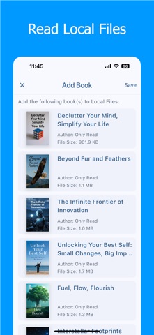 PuRead - Ebook Reader, Library Screenshot 5 of 9