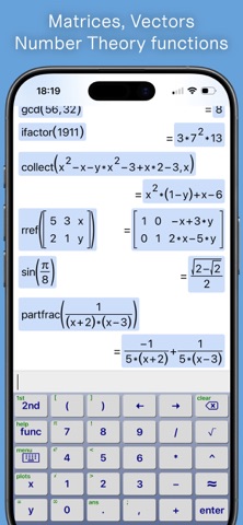 SymCalc+ iPhone screenshot
