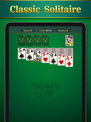 Solitaire-Classic Deluxe Cards iPad screenshot