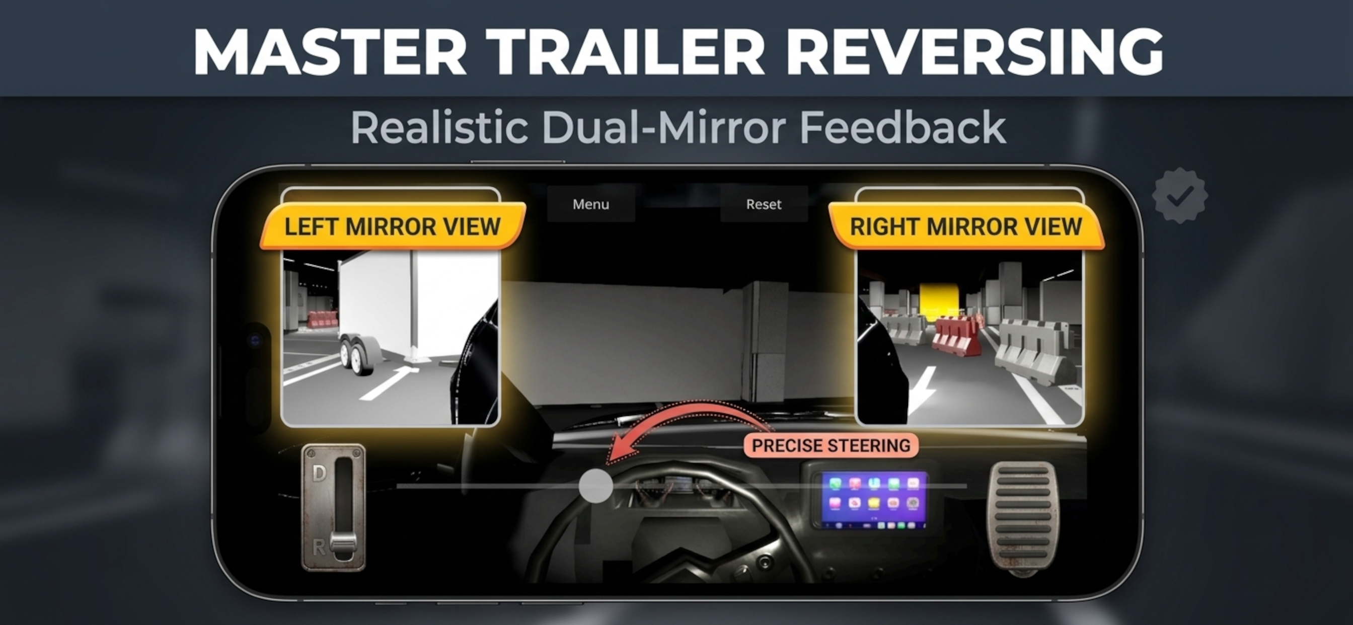 Learn to Reverse a Trailer