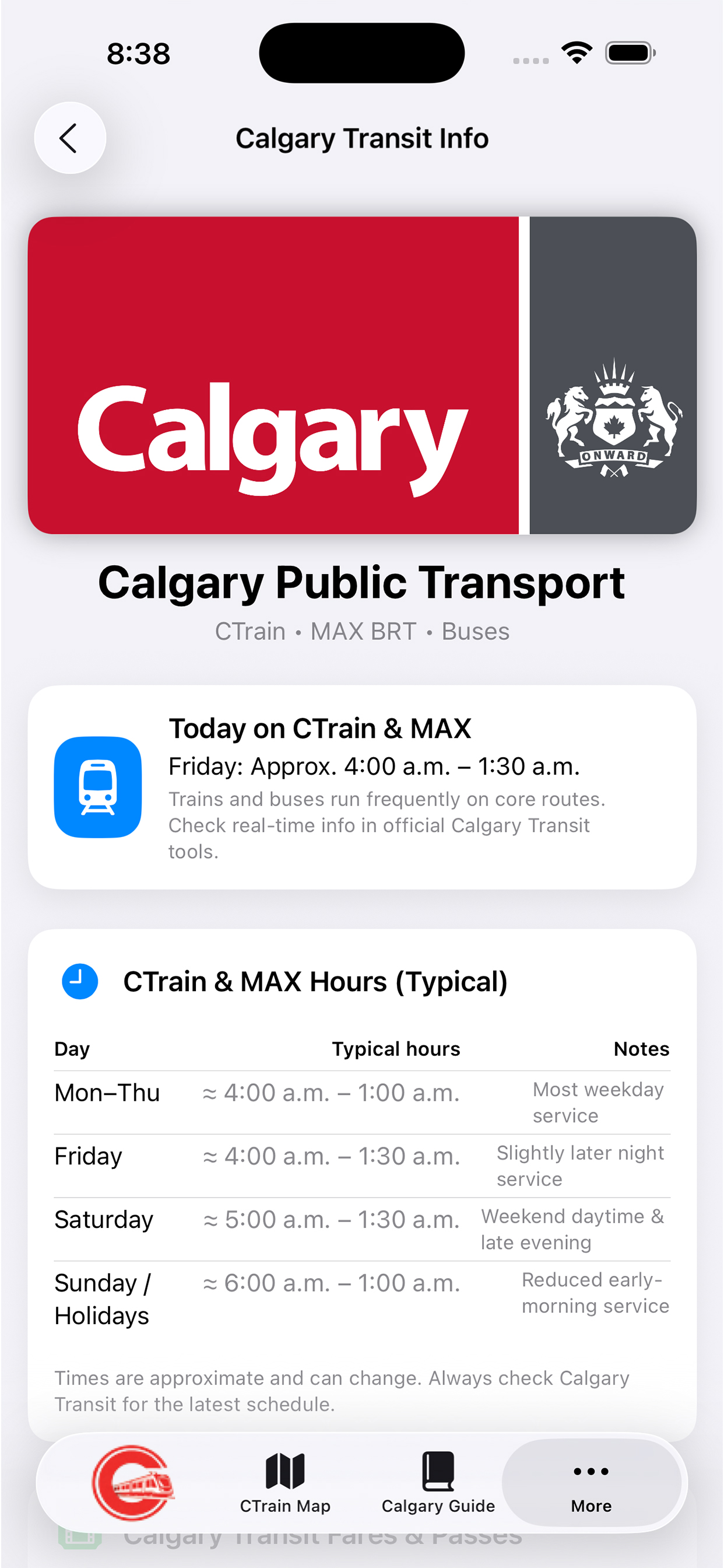 Calgary Metro Map