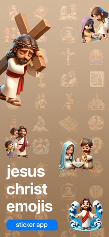 Jesus Christ Emojis app screenshot