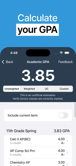 Gradekit: Track Grades & GPA screenshot 5