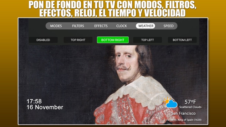 Captura de pantalla de la aplicación