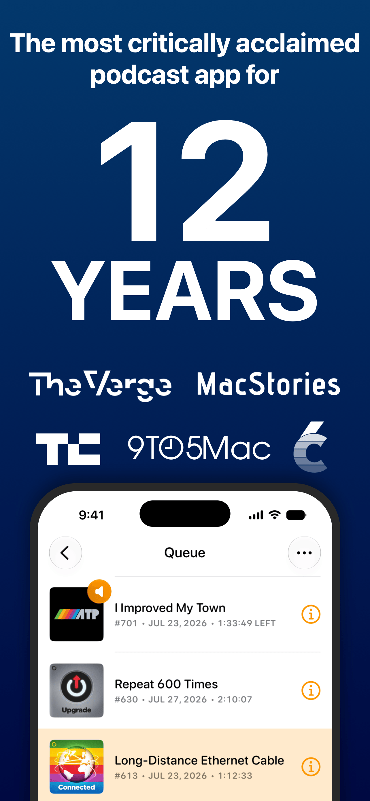 Overcast Podcast App screenshot 2