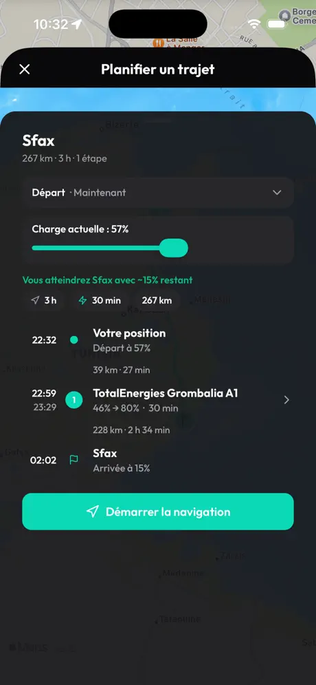 CharJ - EV Map Tunisia screenshot 3