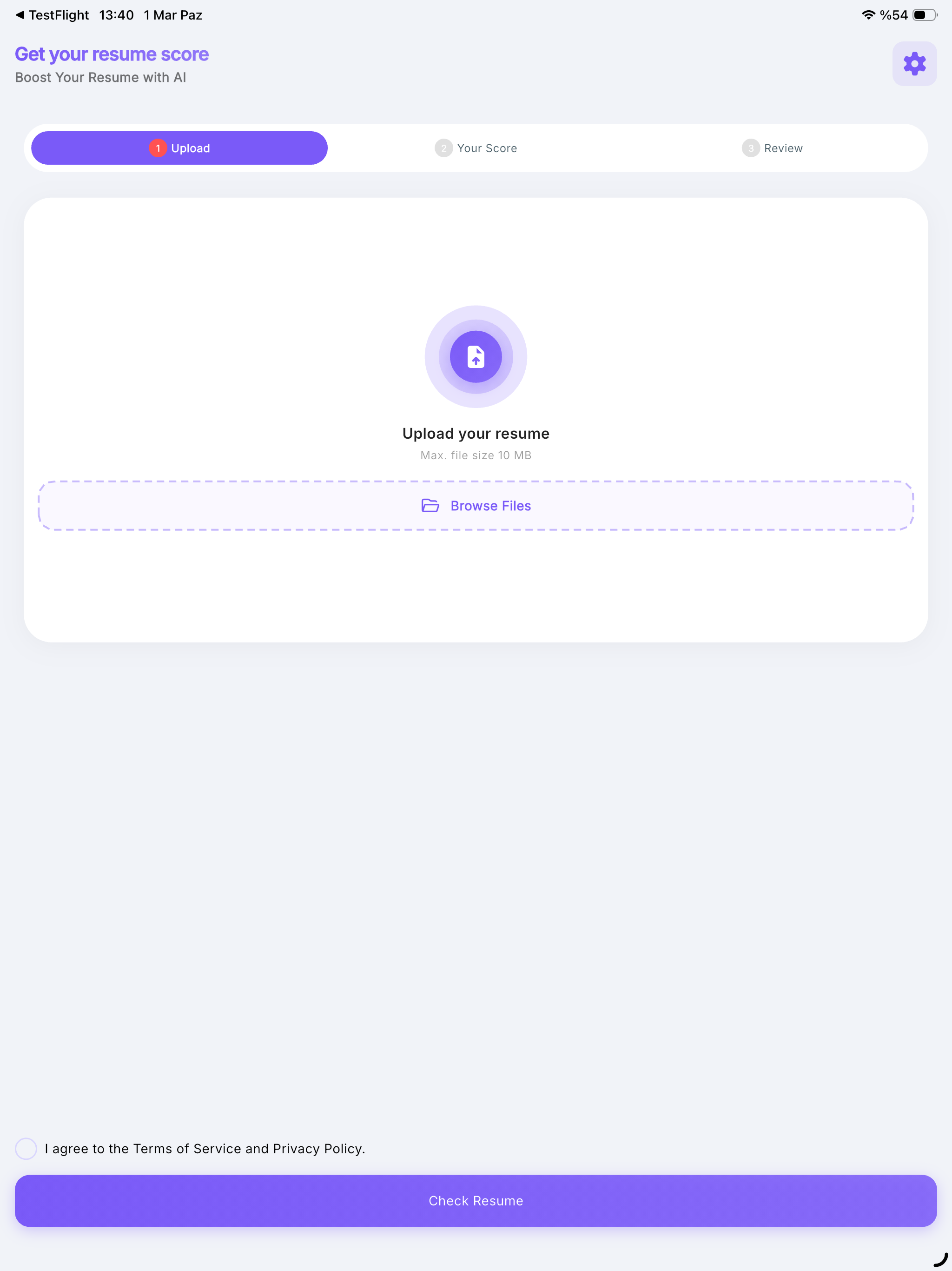 Resume Scanner AI: ATS Score
