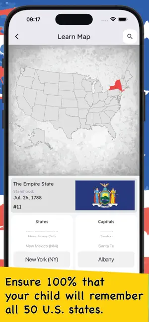 USA States & Capitals for Kids screenshot 1