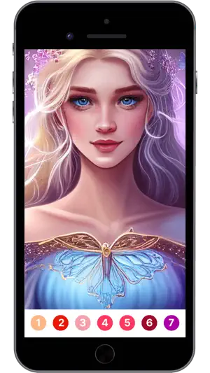 Tap Color By Number Art Game screenshot 3