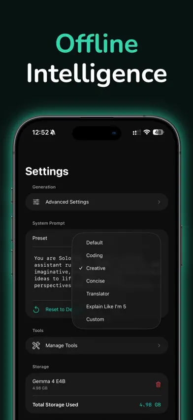 SoloLLM screenshot 2