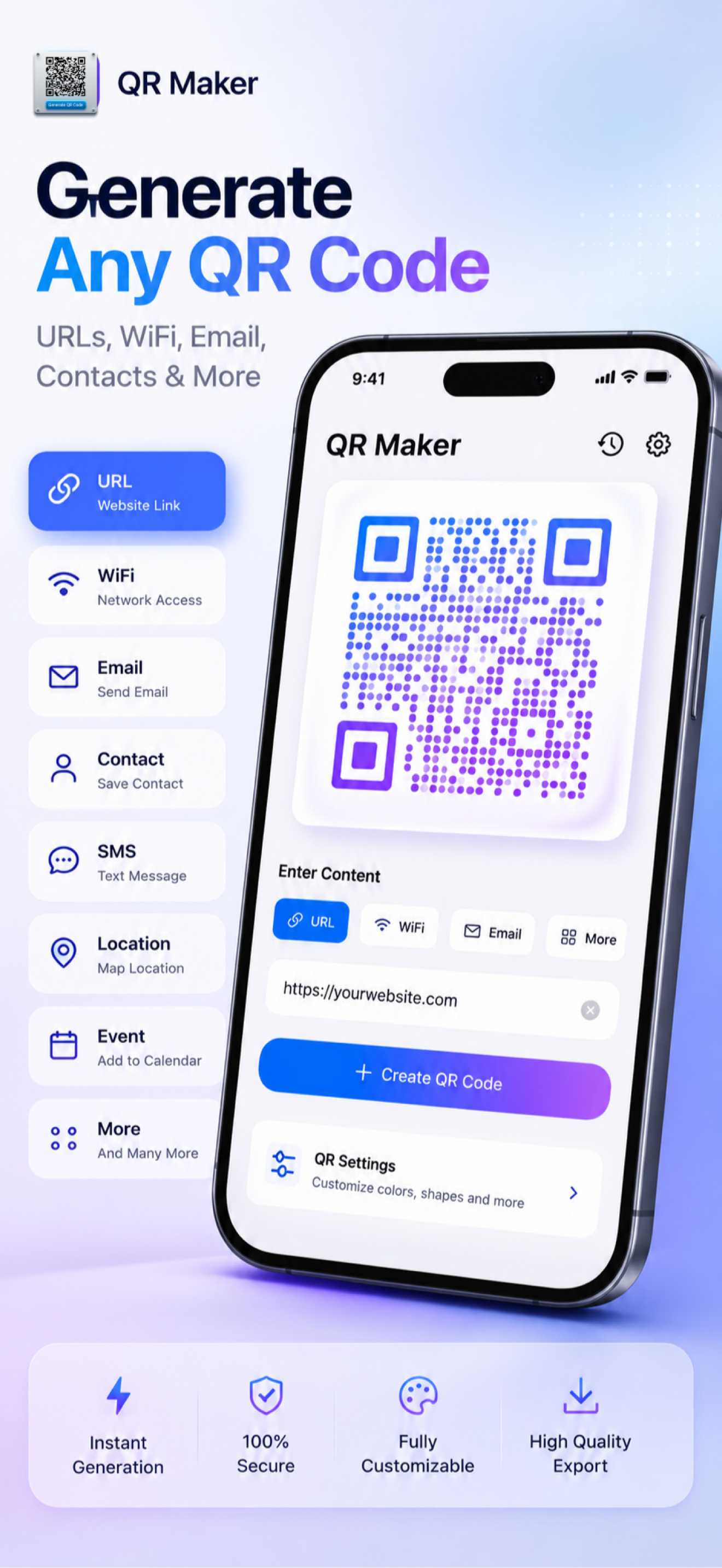 QR Maker – Code Generator screenshot 3