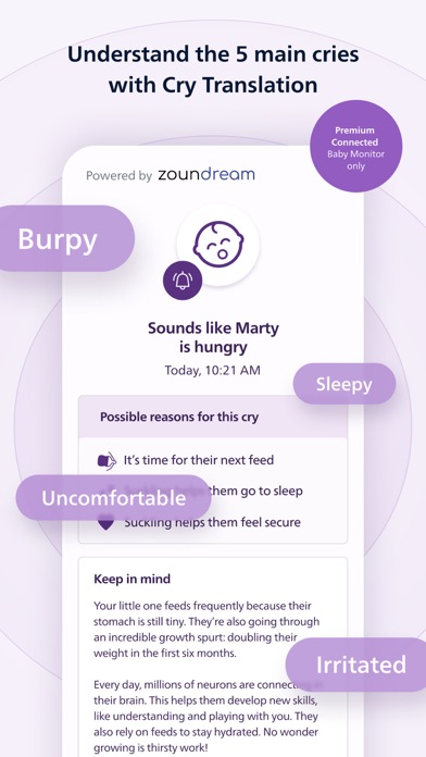 Philips Avent Baby Monitor+ screenshot