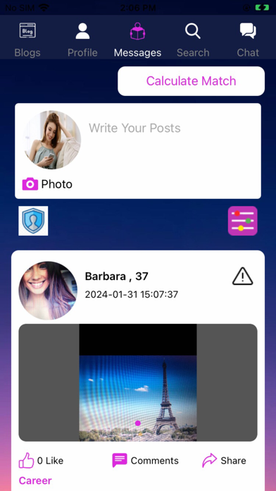 Dreamsocial and live streaming Screenshot