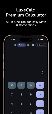 LuxeCalc All-in-One Calculator Screenshot 1 of 10