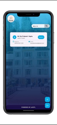 eHOTL Admin screenshot