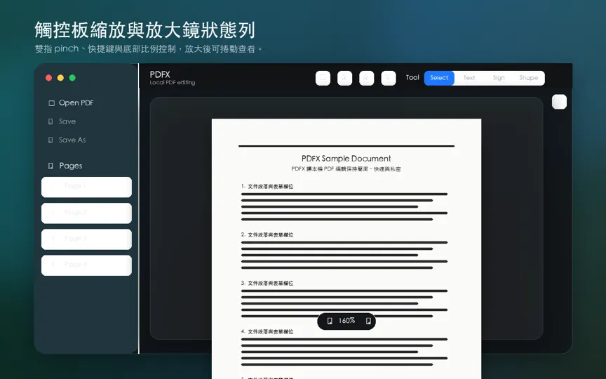 Screenshot von PDFX auf dem iPhone 6