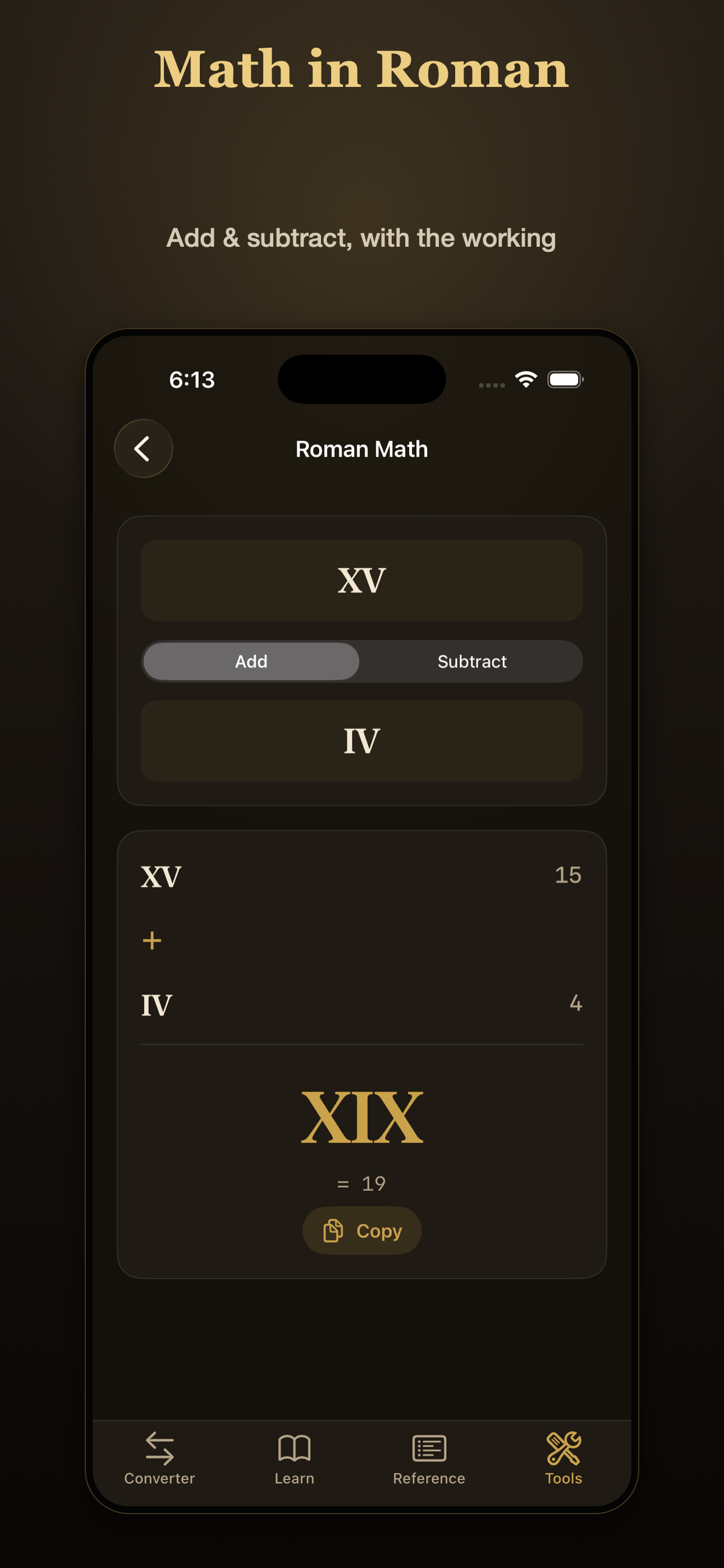 Roman Numerals and Converter screenshot 8
