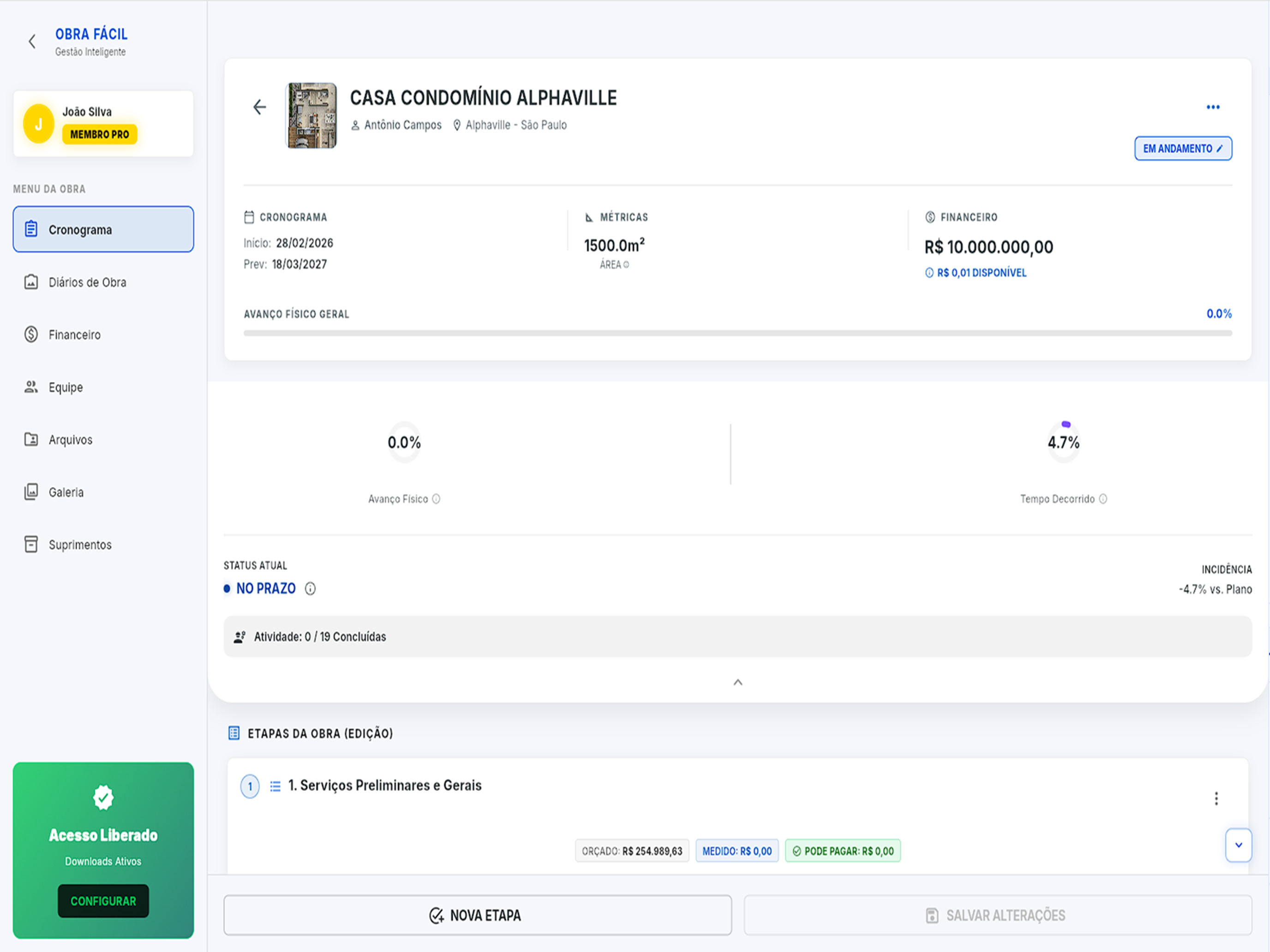 ObraFácil: Construction Manage