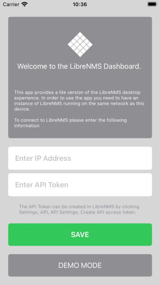 LibreNMS Dashboard - 3.25 - (iOS)