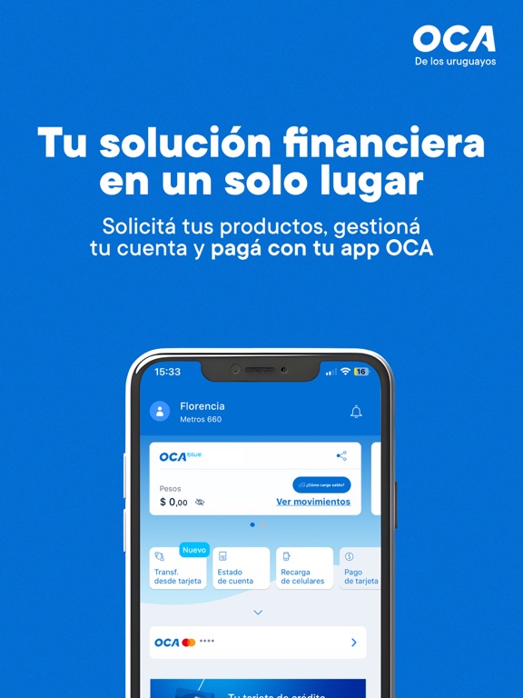 OCA iPad screenshot 1 - Finance app