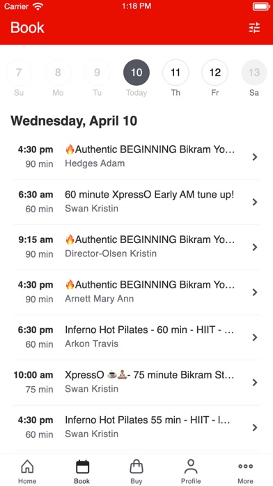 Hot Spot Yoga Screenshot