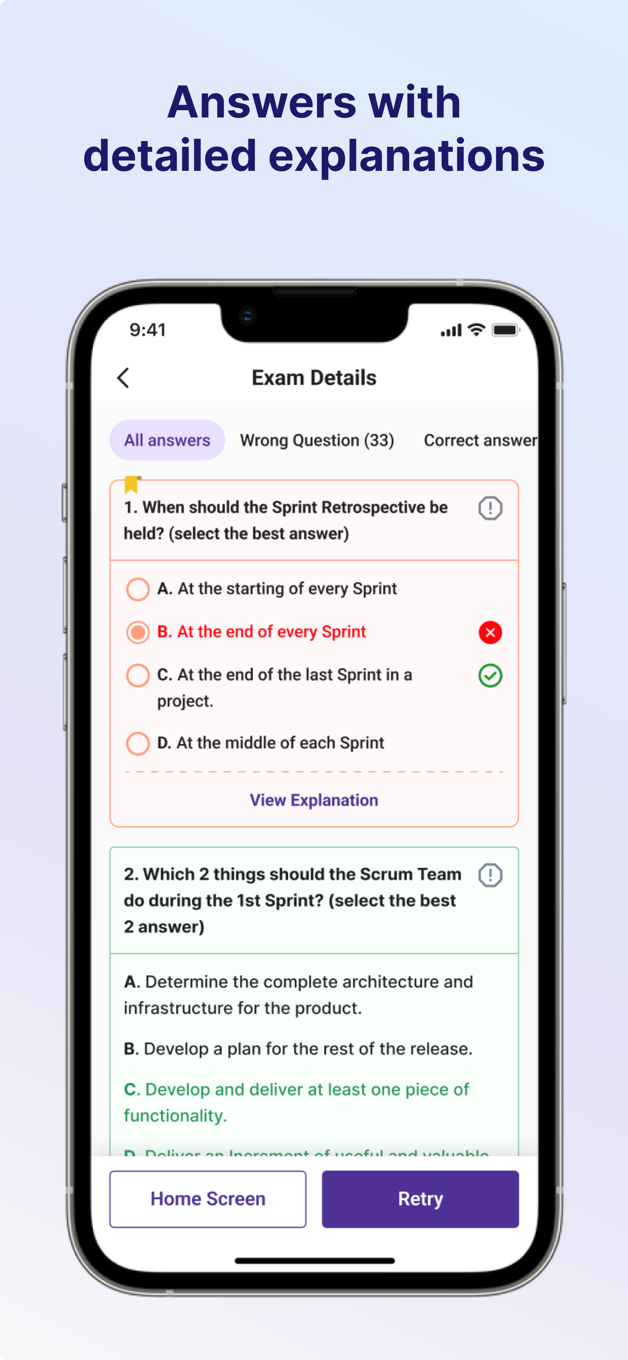 PgMP Exam Simulator screenshot 5