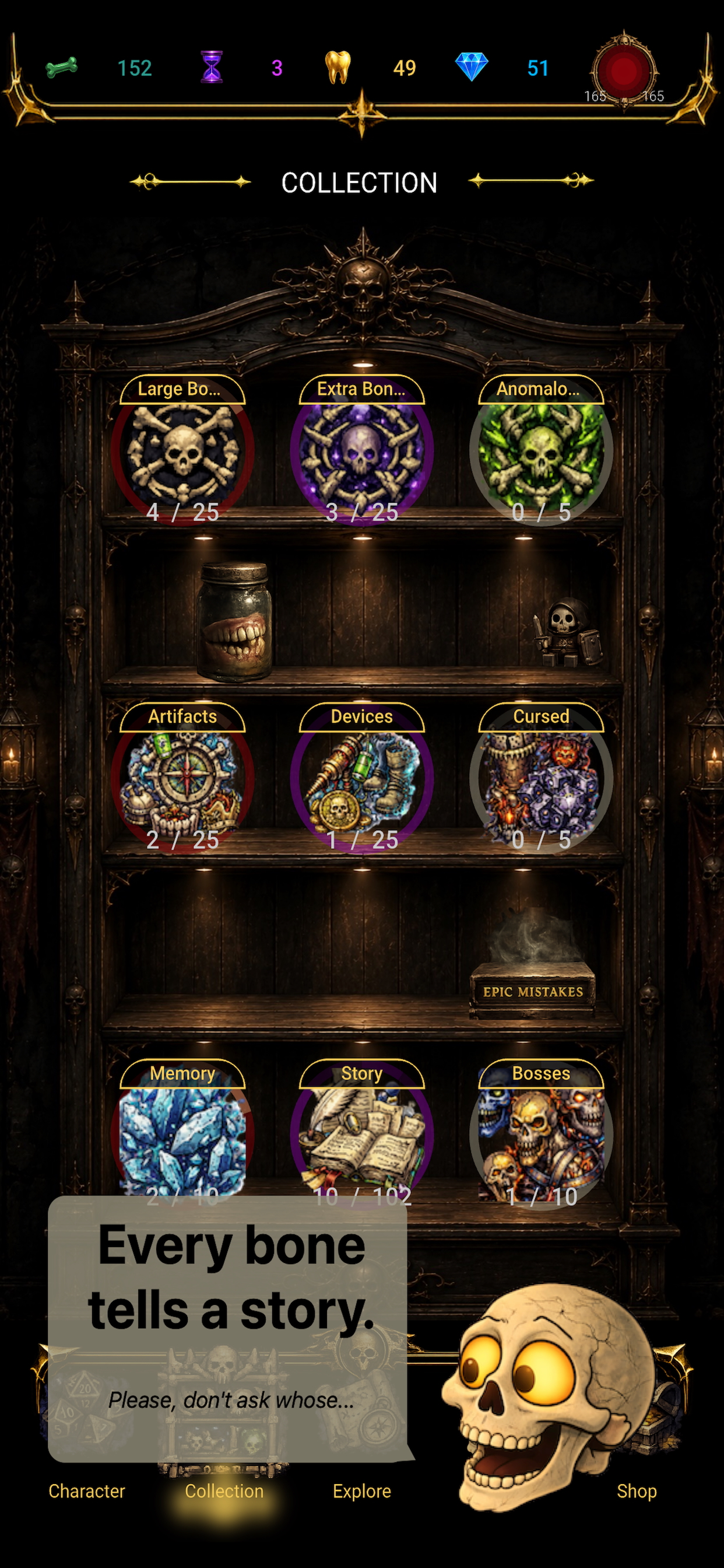 Bone Collector: Dice RPG screenshot 4