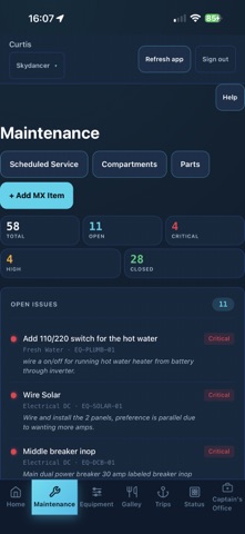 Skydancer Marine: Boat Manager Screenshot 2 of 5