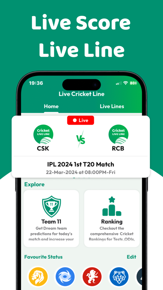 Live Cricket LiveLine IPL 2024 - 4.0.0 - (iOS)