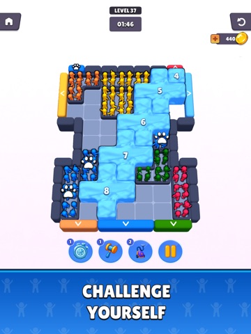 People Blob Blocks iPad screenshot