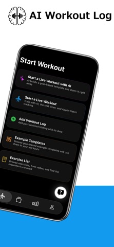 AI Workout Log Screenshot 2 of 6