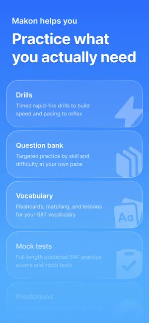SAT Prep 2026 - Makon AI screenshot 4