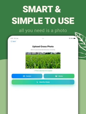 Grass Identifier - AI Scanner iPad screenshot