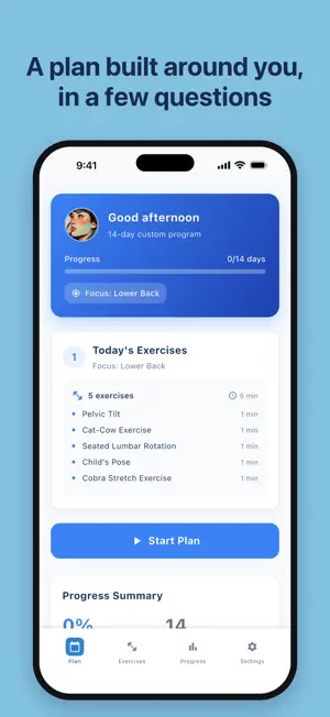 Healder: Back Pain Exercises screenshot 2
